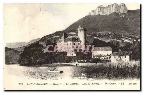 Cartes postales Lac d'Annecy Duingt Le Chateau