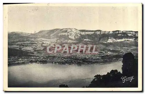 Cartes postales Savoie pittoresque Le Lac du Bourge Aix les Bains et le Mont Revard