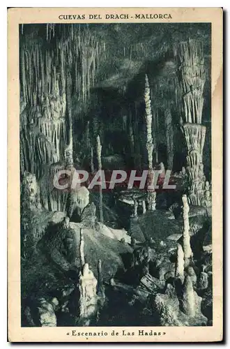 Cartes postales Cuevas del Drach Mallorca Escenario de Las Hadas