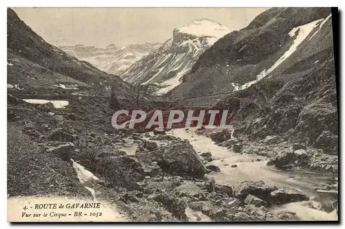 Ansichtskarte AK Route de Gavarnie vue sur le Cirque