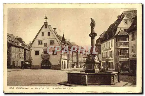 Cartes postales Obernai Place de la Republique