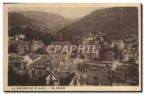 Cartes postales La Bourboule P de D Vue Generale