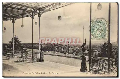 Cartes postales Pau Le Palais d'Hiver la Terrasse