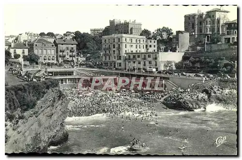 Cartes postales Biarritz La plage et Port Vieux