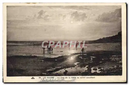 Ansichtskarte AK Le Havre Le Cap de la Heve au soleil couchant