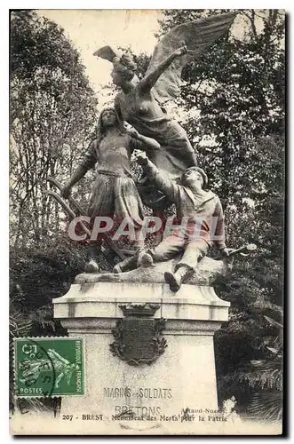 Ansichtskarte AK Brest Monument des Morts pour la Patrie
