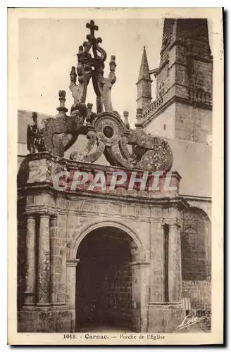 Cartes postales Carnac Porche de l'Eglise