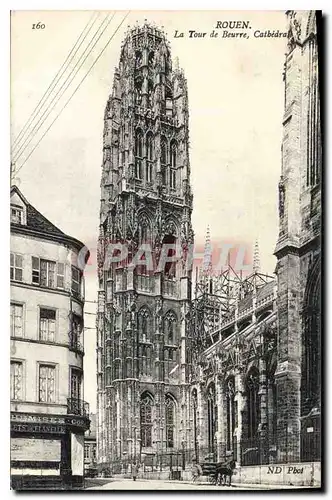 Ansichtskarte AK Rouen La Tour de Beurre Cathedrale