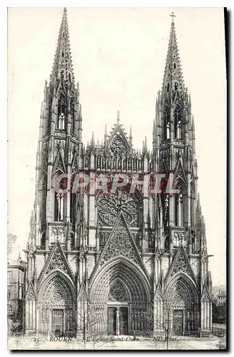 Cartes postales Rouen L'Eglise Saint Ouen