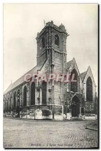 Cartes postales Rouen L'Eglise Saint Godard