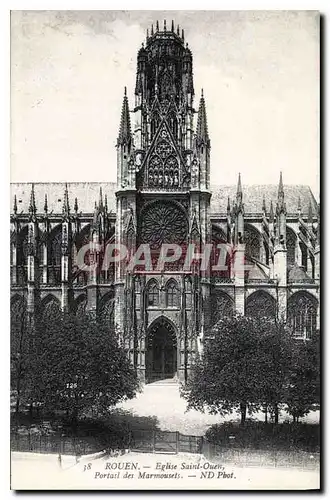 Ansichtskarte AK Rouen Eglise Saint Ouen Poratil des Marmousets