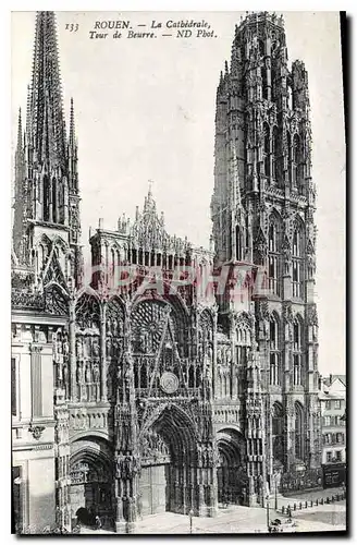 Ansichtskarte AK Rouen La Cathedrale Tour de Beurre