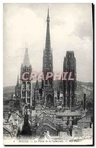 Cartes postales Rouen La Fleche de la Cathedrale