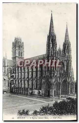 Cartes postales Rouen L'Eglise Saint Ouen