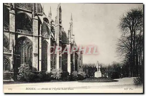 Ansichtskarte AK Rouen Abside de l'Eglise Saint Ouen