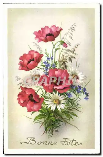 Cartes postales Bonne Fete Fleurs