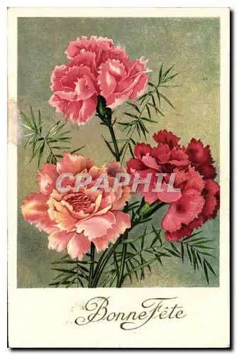 Cartes postales Bonne Fete Fleurs