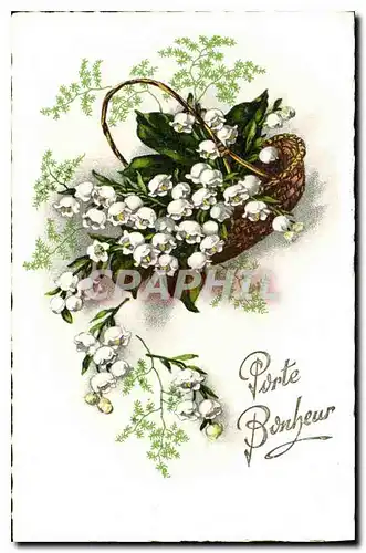 Cartes postales Porte Bonheur Fleurs