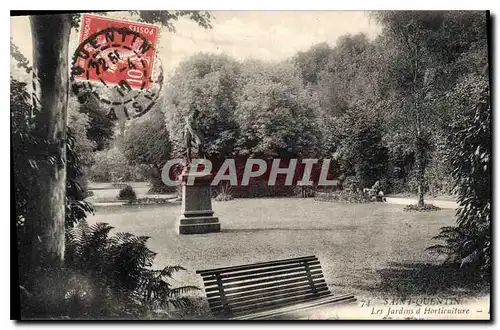 Cartes postales Saint Quentin Les Jardins d'Horticulture  Fleurs