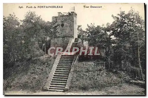 Ansichtskarte AK Foret de Fontainebleau Tour Denecourt