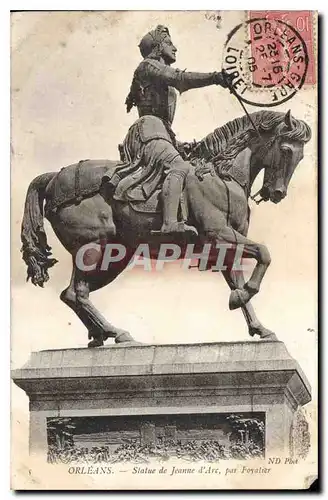 Cartes postales Orleans Statue de Jeanne d'Arc