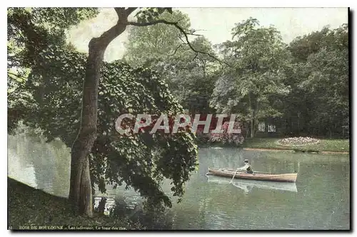 Cartes postales Bois de Boulogne Lac inferieur Le long des iles