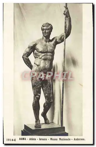 Ansichtskarte AK Roma Atleta bronzo Museo Nazionale Anderson