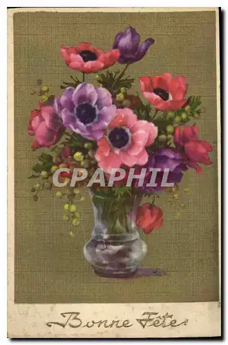 Cartes postales Bonne Fete Fleurs