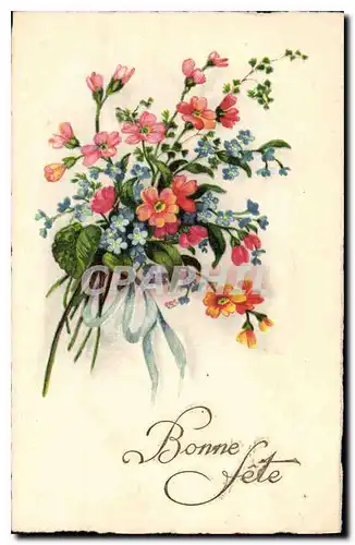 Cartes postales Bonne Fete Fleurs