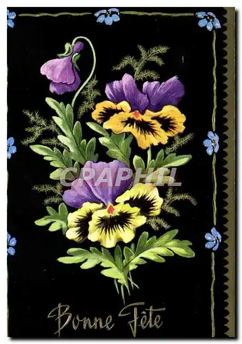 Cartes postales Bonne Fete Fleurs