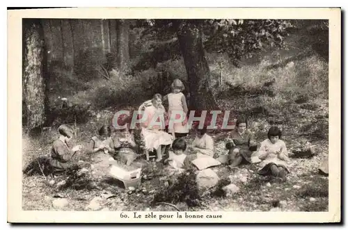 Cartes postales Le Zele des petits Le zele pour la bonne cause