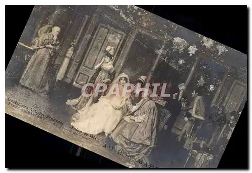 Cartes postales Societe des Artistes Francais Salon de 1914 Francois Brunery Le retard du fiance