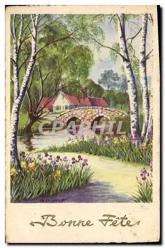 Cartes postales Bonne Fete