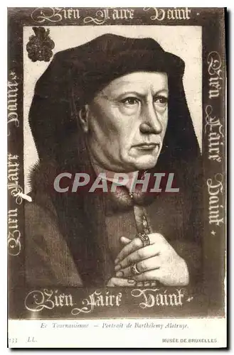 Cartes postales Musee de Bruxelles Tournaisienne Portrait de Barthelemy Alatruye
