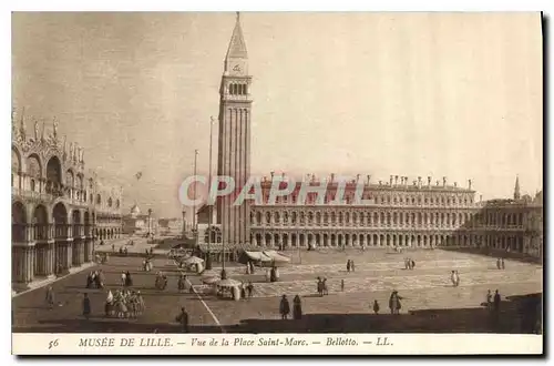 Ansichtskarte AK Musee de Lille Vue de la Place Saint Marc Bellotto