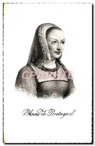 Cartes postales Duchesse Anne de Bretagne Epusa Charles XII a Langeais et Louis XII