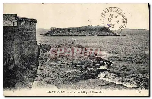 Cartes postales Saint Malo Le Grand Bey et Cesambre