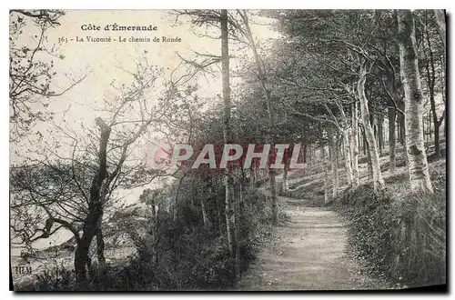 Cartes postales Cote d'Emeraude La Vicomte Le chemin de Ronde