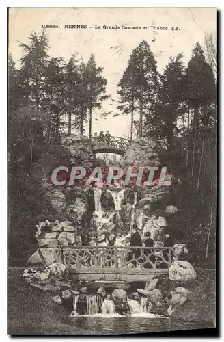 Cartes postales Rennes La Grande Cascade au Thabor