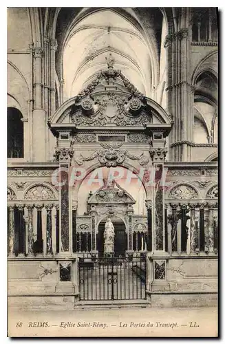 Cartes postales Reims Eglise Saint Reimy Les Portes du Transept