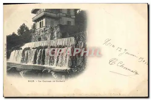 Cartes postales Nice La Cascade de Gairaut