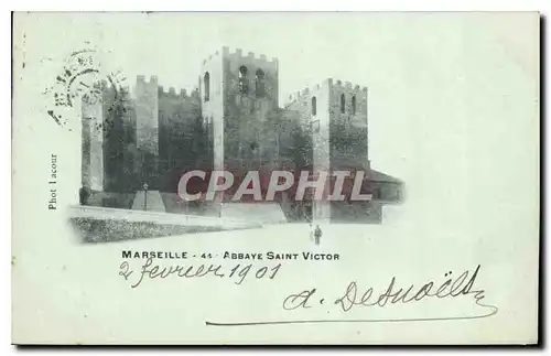 Cartes postales Marseille Abbaye Saint Victor