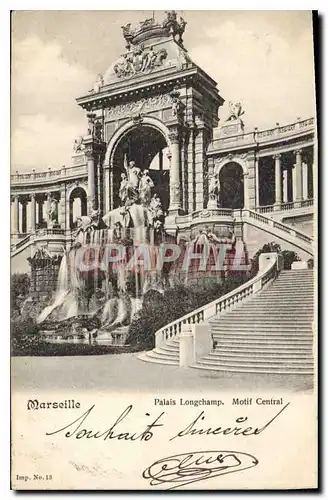 Cartes postales Marseille Palais Longchamp