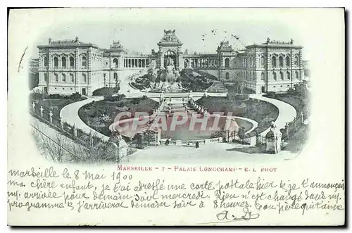 Cartes postales Marseille Palais Longchamp