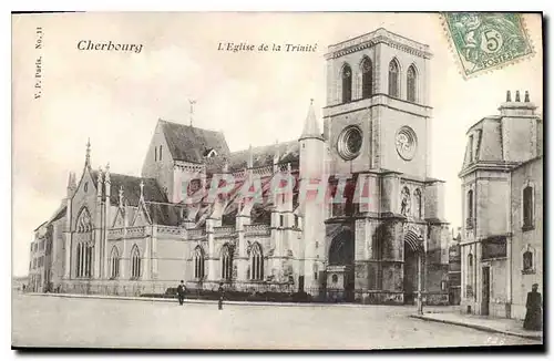 Cartes postales Cherbourg l'Eglise de la Trinite