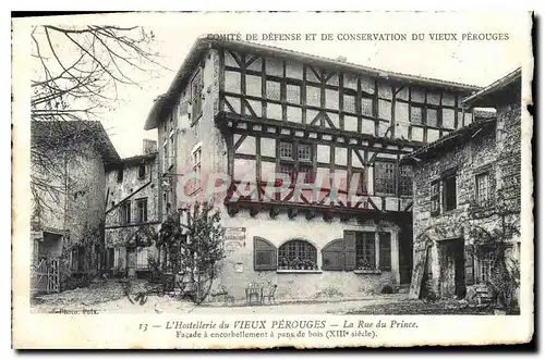 Cartes postales Comite de defense et de Conservation du Vieux Perouges l'Hostellerie du Vieux Perouges La Rue du