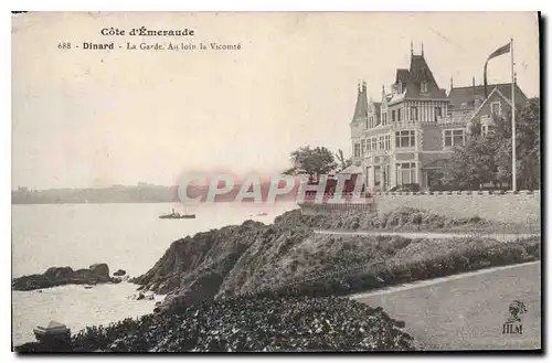 Cartes postales Cote d'Emeraude Dinard La Garde a Loin la Vicomte