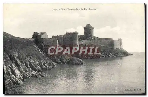 Cartes postales Cote d'Emeraude Le Fort Lalatte
