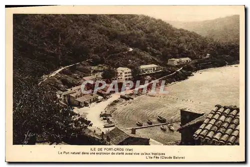 Cartes postales Ile de Port Cros Car Le Port naturel dans une exposion de clarte aussi vive qu'aux tropiques l'I