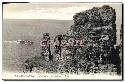 Ansichtskarte AK Le Cap Frehel L'Aiguille et le Gouffre Bateau